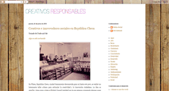 Desktop Screenshot of creativosparaeldesarrollo.blogspot.com