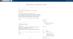 Desktop Screenshot of crystalclearvlog.blogspot.com