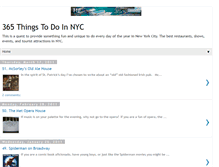 Tablet Screenshot of 365thingsnyc.blogspot.com