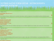 Tablet Screenshot of nutrisisaude.blogspot.com