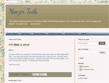 Tablet Screenshot of meezertails.blogspot.com
