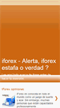 Mobile Screenshot of iforex-estafa.blogspot.com
