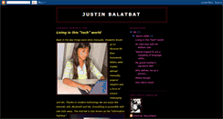 Desktop Screenshot of justinbalatbat.blogspot.com