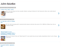 Tablet Screenshot of justinbalatbat.blogspot.com