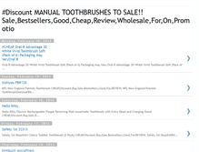 Tablet Screenshot of manualtoothbrushestosale.blogspot.com