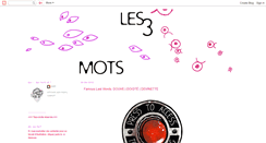 Desktop Screenshot of lestroismots.blogspot.com