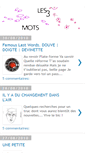 Mobile Screenshot of lestroismots.blogspot.com
