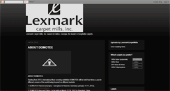 Desktop Screenshot of lexmarkcarpetmills.blogspot.com
