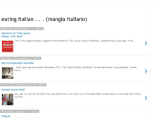 Tablet Screenshot of eatingitalian.blogspot.com