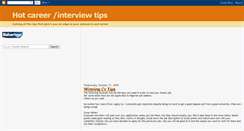 Desktop Screenshot of gettingthedreamjob.blogspot.com