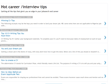 Tablet Screenshot of gettingthedreamjob.blogspot.com