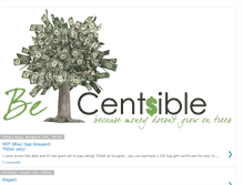 Tablet Screenshot of becentsible.blogspot.com