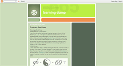 Desktop Screenshot of learningdump.blogspot.com