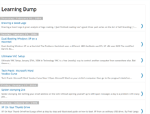 Tablet Screenshot of learningdump.blogspot.com