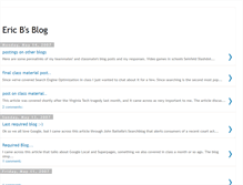 Tablet Screenshot of ericbsblog.blogspot.com