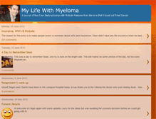 Tablet Screenshot of mylifewithmyeloma.blogspot.com