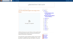 Desktop Screenshot of 5minstocurtain.blogspot.com