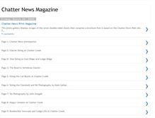 Tablet Screenshot of chatter-news-ezine.blogspot.com