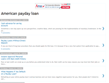 Tablet Screenshot of ameripaydayloan.blogspot.com