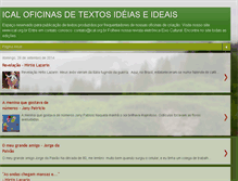 Tablet Screenshot of icaltextos.blogspot.com