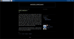 Desktop Screenshot of modeldreams.blogspot.com