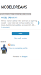 Mobile Screenshot of modeldreams.blogspot.com