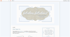 Desktop Screenshot of fabulous-fabulous.blogspot.com