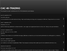 Tablet Screenshot of cac40-trading.blogspot.com
