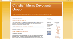 Desktop Screenshot of mensdevotional.blogspot.com