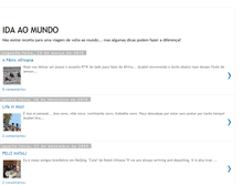 Tablet Screenshot of idaaomundo.blogspot.com