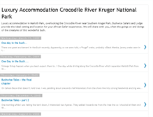 Tablet Screenshot of bushwise-lodge-safaris.blogspot.com
