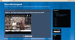 Desktop Screenshot of fancollectorgeek.blogspot.com