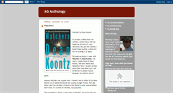 Desktop Screenshot of aganthology.blogspot.com