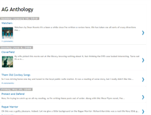Tablet Screenshot of aganthology.blogspot.com
