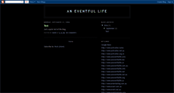Desktop Screenshot of aneventfullife.blogspot.com