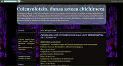 Desktop Screenshot of cuicayolotzin.blogspot.com