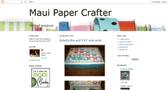 Desktop Screenshot of mauipapercrafter.blogspot.com