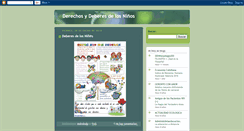 Desktop Screenshot of ninosdeberesyderechos.blogspot.com
