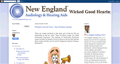 Desktop Screenshot of newenglandaudiology.blogspot.com