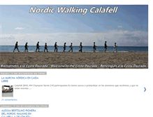 Tablet Screenshot of nordicwalking-calafell.blogspot.com