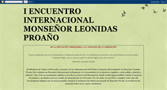 Desktop Screenshot of encuentrointernacional-subpat.blogspot.com