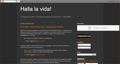 Desktop Screenshot of hallalavida.blogspot.com