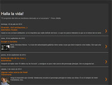 Tablet Screenshot of hallalavida.blogspot.com