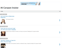 Tablet Screenshot of mi-corazon-insiste.blogspot.com