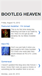 Mobile Screenshot of bootlegheaven.blogspot.com