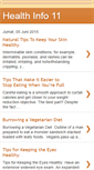 Mobile Screenshot of healthinfoblog.blogspot.com