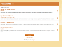 Tablet Screenshot of healthinfoblog.blogspot.com