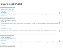 Tablet Screenshot of akaleidoscopicworld.blogspot.com