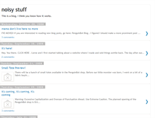 Tablet Screenshot of noisystuff.blogspot.com