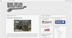 Desktop Screenshot of davetaylorminiatures.blogspot.com